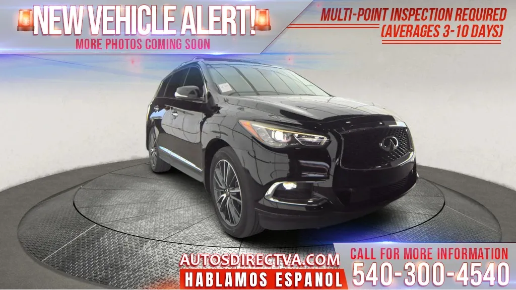 Black 2017 INFINITI QX60 for sale in Fredericksburg, VA