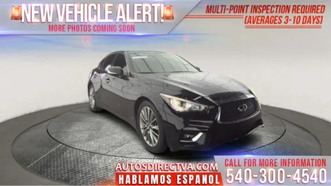 Black 2022 INFINITI Q50 LUXE for sale in Fredericksburg, VA