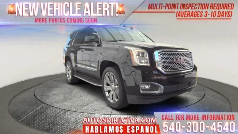 Black 2016 GMC Yukon Denali for sale in Fredericksburg, VA