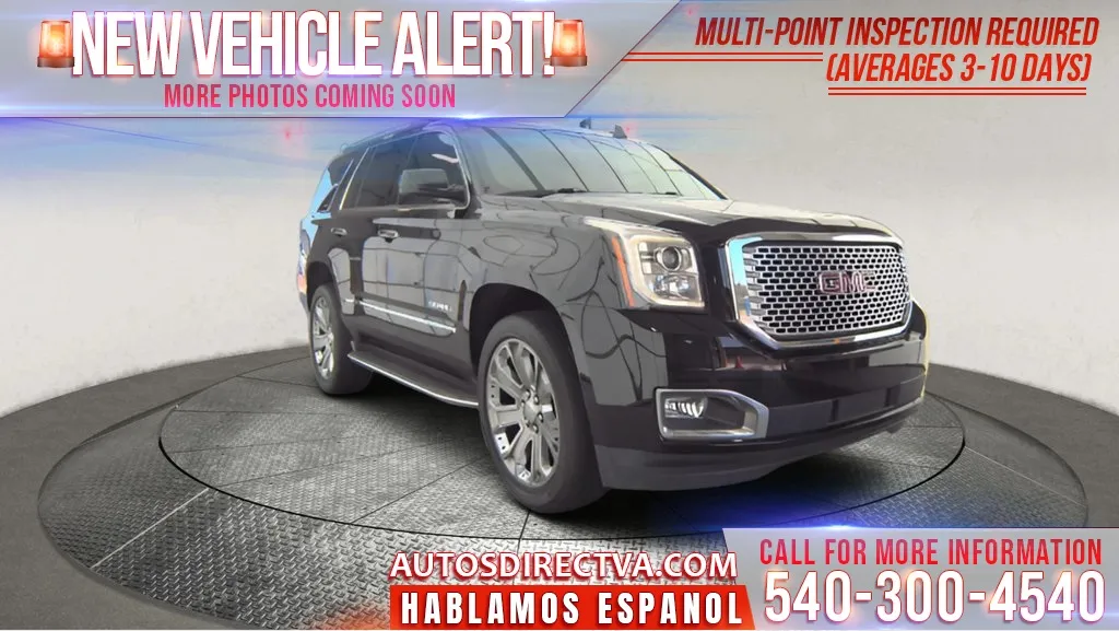 Black 2016 GMC Yukon Denali for sale in Fredericksburg, VA