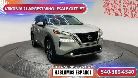 Silver 2022 Nissan Rogue SL for sale in Fredericksburg, VA