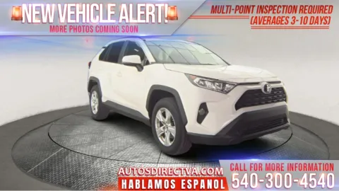 White 2019 Toyota RAV4 XLE for sale in Fredericksburg, VA