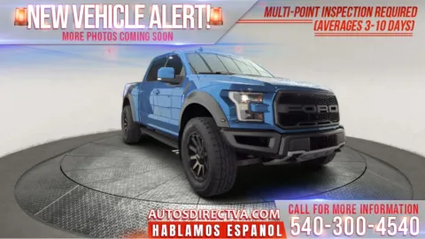 Blue 2019 Ford F-150 Raptor for sale in Fredericksburg, VA