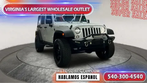 White 2012 Jeep Wrangler Unlimited Rubicon for sale in Fredericksburg, VA