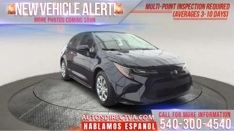 Blue 2021 Toyota Corolla LE for sale in Fredericksburg, VA