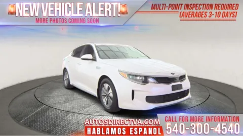 White 2019 Kia Optima Hybrid EX for sale in Fredericksburg, VA