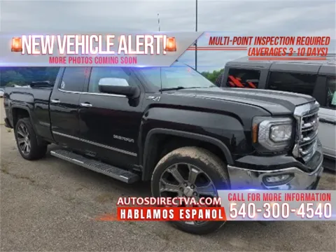 Black 2018 GMC Sierra 1500 SLT for sale in Fredericksburg, VA