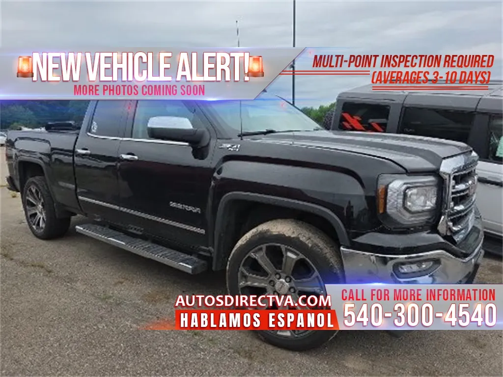 Black 2018 GMC Sierra 1500 SLT for sale in Fredericksburg, VA