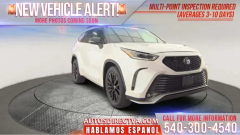 White 2023 Toyota Highlander L for sale in Fredericksburg, VA