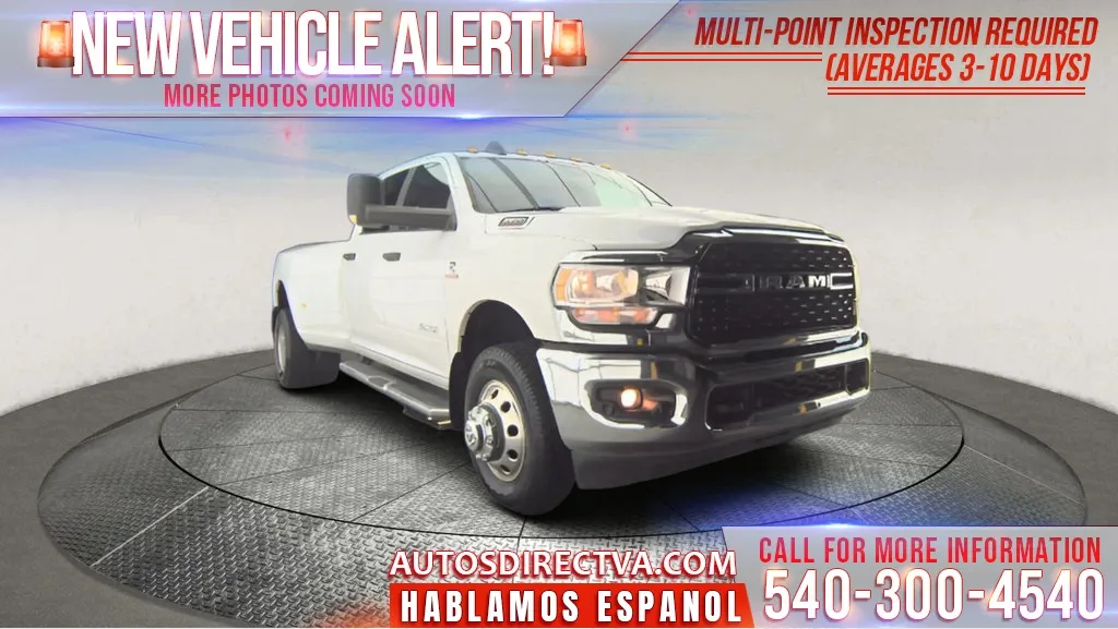 White 2022 Ram 3500 Big Horn for sale in Fredericksburg, VA