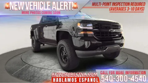 Black 2018 Chevrolet Silverado 1500 LT for sale in Fredericksburg, VA