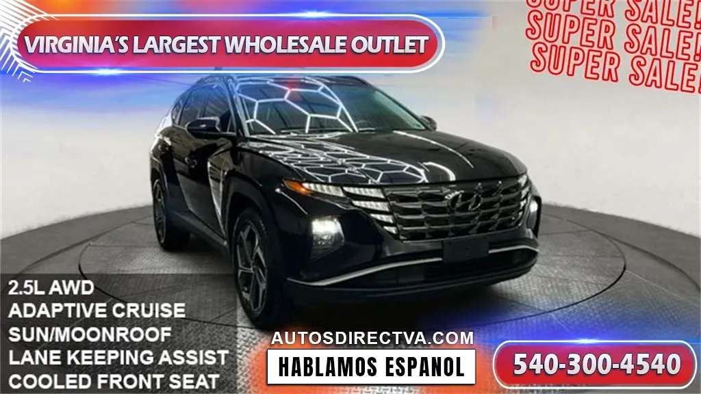 Black 2022 Hyundai Tucson SEL for sale in Manassas, VA