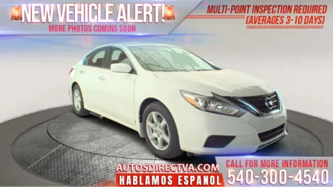 White 2018 Nissan Altima 2.5 S for sale in Fredericksburg, VA