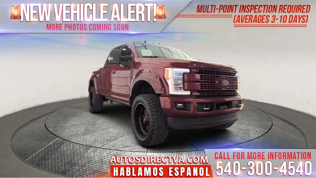 Red 2019 Ford F-250SD Platinum for sale in Fredericksburg, VA