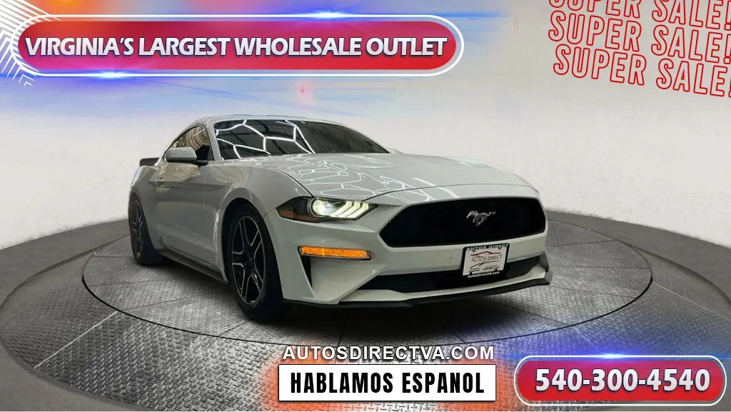 White 2020 Ford Mustang EcoBoost for sale in Fredericksburg, VA