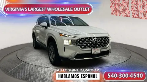 White 2022 Hyundai Santa Fe SEL for sale in Fredericksburg, VA