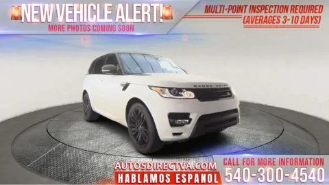 Black 2017 Land Rover Range Rover Sport 3.0L V6 Supercharged HSE for sale in Fredericksburg, VA