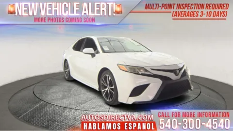 White 2019 Toyota Camry L for sale in Fredericksburg, VA