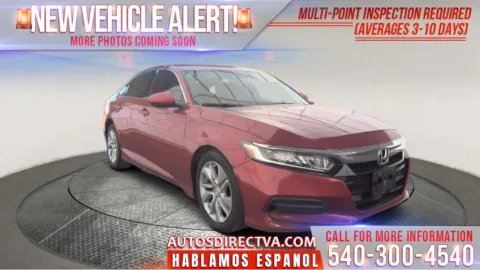 Red 2020 Honda Accord LX for sale in Fredericksburg, VA