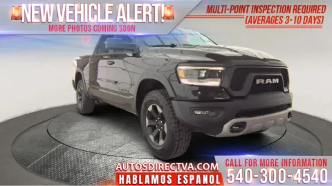 Black 2019 Ram 1500 Rebel for sale in Fredericksburg, VA