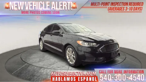Black 2020 Ford Fusion SE for sale in Fredericksburg, VA