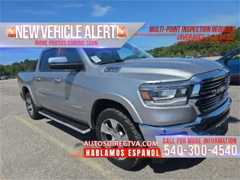 Silver 2020 Ram 1500 Laramie for sale in Fredericksburg, VA
