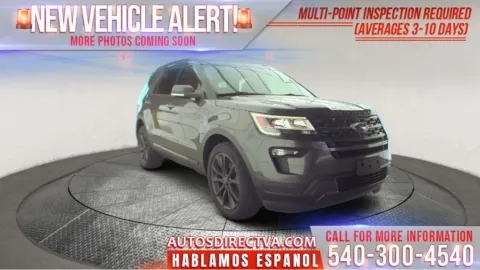 Gray 2018 Ford Explorer XLT for sale in Fredericksburg, VA
