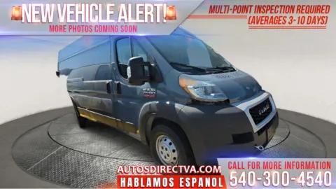 Blue 2019 Ram ProMaster 3500 High Roof for sale in Fredericksburg, VA