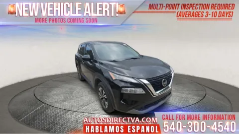 Black 2023 Nissan Rogue SV for sale in Fredericksburg, VA