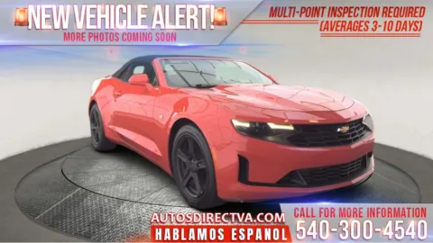 Red 2020 Chevrolet Camaro 1LT for sale in Fredericksburg, VA