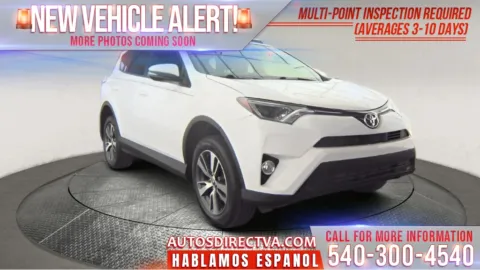 White 2016 Toyota RAV4 XLE for sale in Fredericksburg, VA
