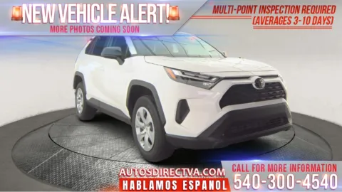 White 2023 Toyota RAV4 LE for sale in Fredericksburg, VA