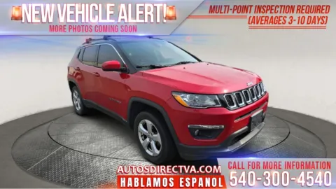 Red 2018 Jeep Compass Latitude for sale in Fredericksburg, VA