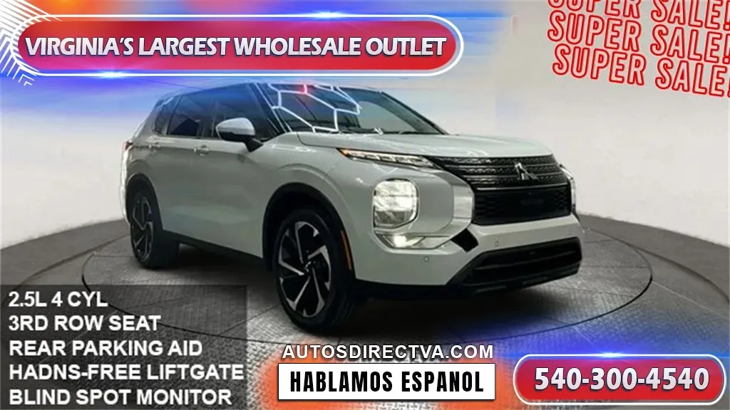 White 2022 Mitsubishi Outlander for sale in Manassas, VA