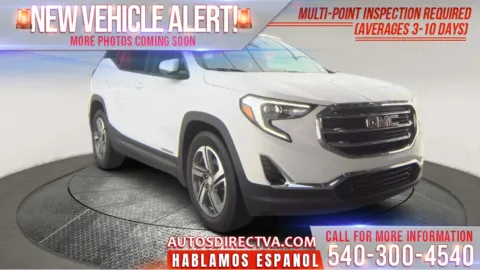 White 2021 GMC Terrain SLT for sale in Fredericksburg, VA
