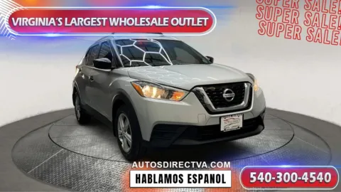 Silver 2018 Nissan Kicks S for sale in Fredericksburg, VA