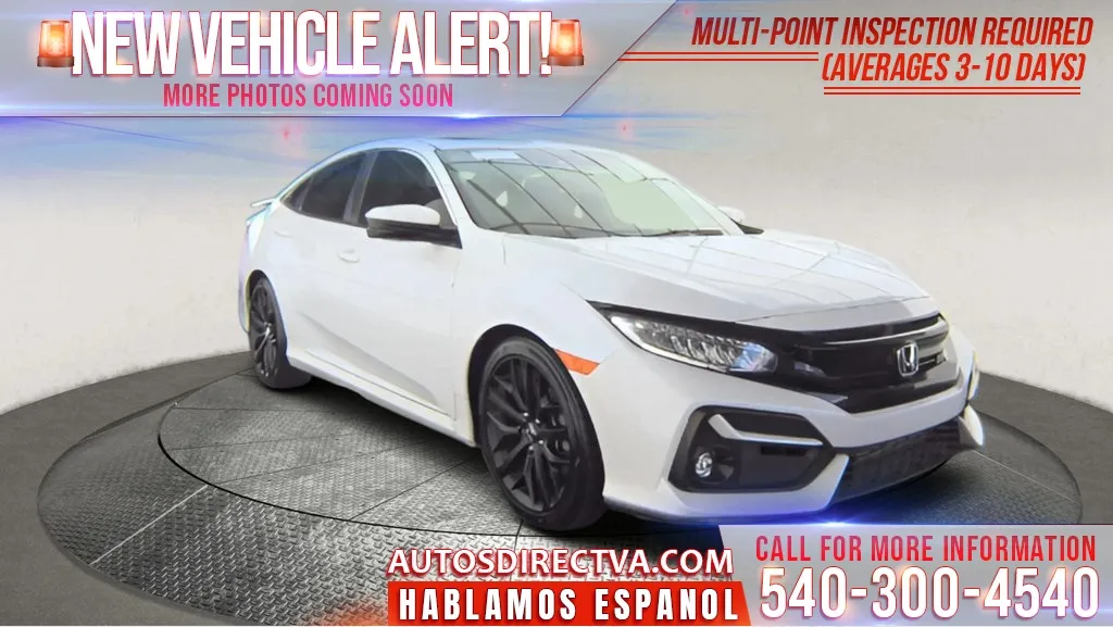 White 2020 Honda Civic Si for sale in Fredericksburg, VA