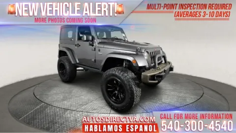 Gray 2016 Jeep Wrangler Sahara for sale in Fredericksburg, VA