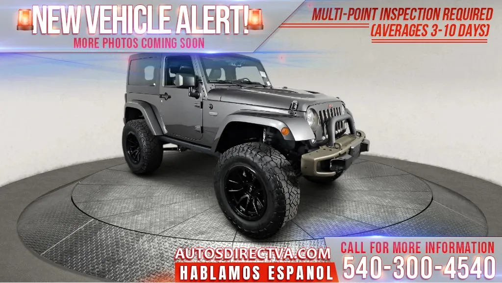 Gray 2016 Jeep Wrangler Sahara for sale in Fredericksburg, VA
