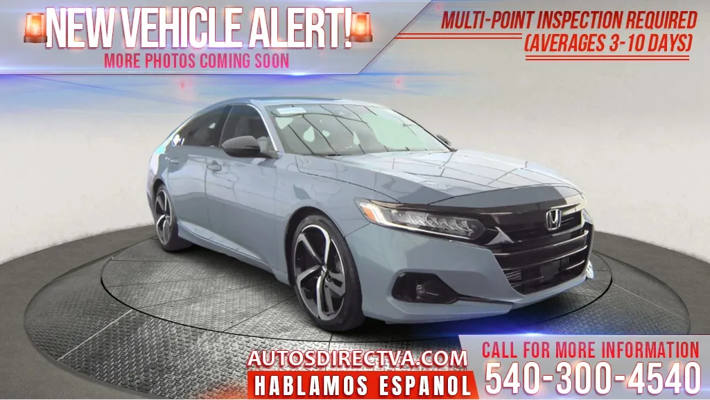 Gray 2022 Honda Accord Sport for sale in Fredericksburg, VA