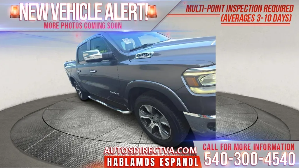 Gray 2020 Ram 1500 Laramie for sale in Fredericksburg, VA