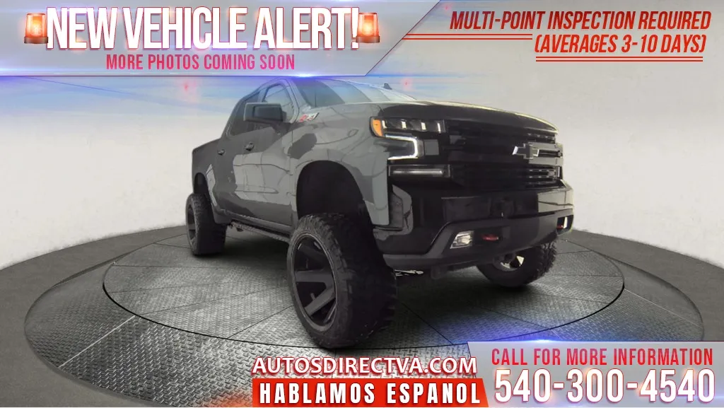 Gray 2021 Chevrolet Silverado 1500 LT Trail Boss for sale in Fredericksburg, VA