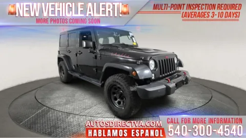 Black 2018 Jeep Wrangler JK Unlimited Altitude for sale in Fredericksburg, VA