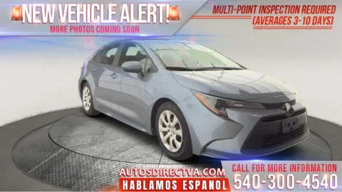 Gray 2024 Toyota Corolla LE for sale in Fredericksburg, VA