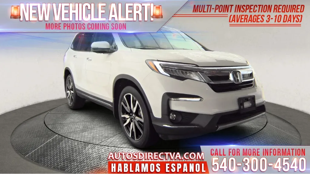 White 2021 Honda Pilot Touring for sale in Fredericksburg, VA