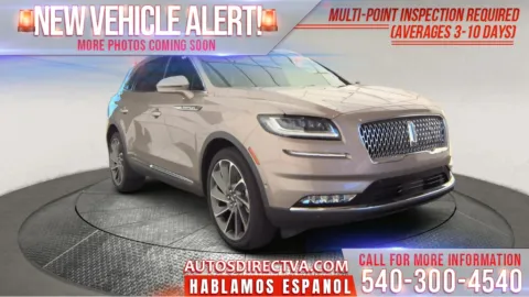Unknown 2021 Lincoln Nautilus Reserve for sale in Fredericksburg, VA