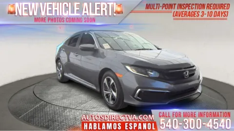 Gray 2020 Honda Civic LX for sale in Fredericksburg, VA