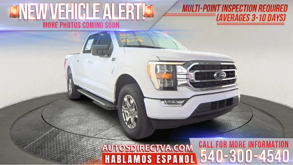 White 2022 Ford F-150 XLT for sale in Fredericksburg, VA