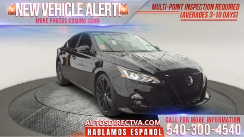 Black 2022 Nissan Altima 2.5 SR for sale in Fredericksburg, VA