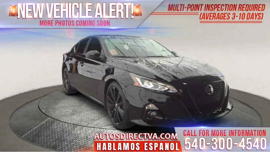 Black 2022 Nissan Altima 2.5 SR for sale in Fredericksburg, VA